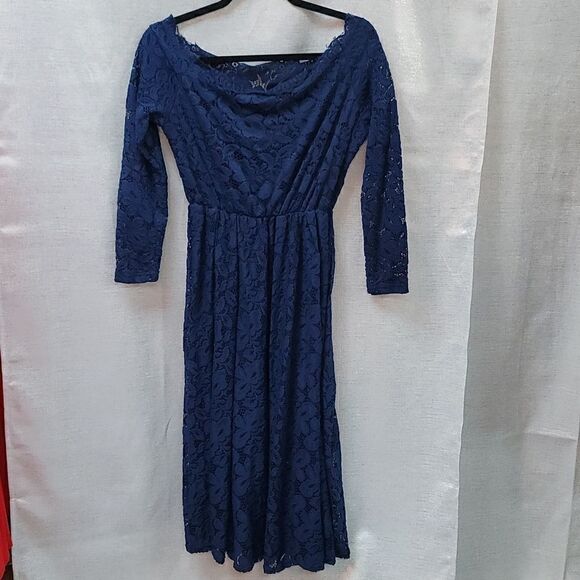 Beautiful Blue Lace Dress!  - Picture 1 of 7